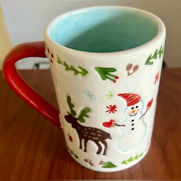 TAG Snowman & reindeer mug. 16oz - Picture 4 of 11